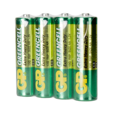GP超霸 散装5号GP15G BJ4 碳性电池 4粒装