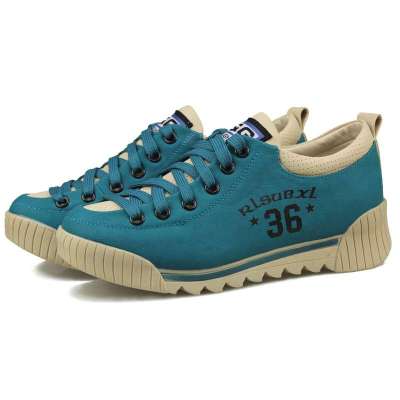 双星休闲皮鞋W371时尚女款内增高4CM皮鞋新