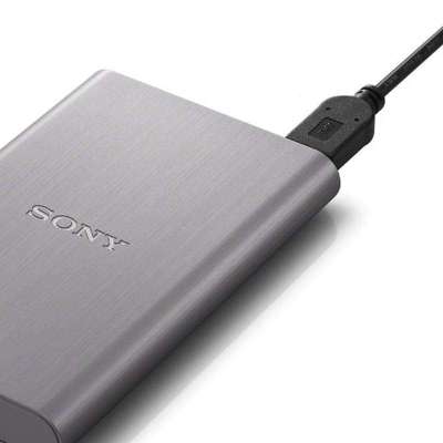 索尼\/SONY 原装移动硬盘 HD-E2(银) 2TB 200