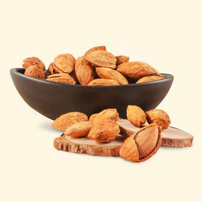 老顽童巴旦木坚果 美国大杏仁 盐焗扁桃核 笑口