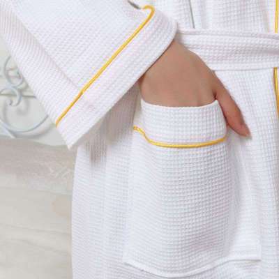 【昂迈家纺】昂迈 五星级酒店全棉浴衣浴袍 华夫格情侣浴衣 男女薄款纯棉浴袍 白色 大码【报价、价格、评测、参数】_【昂迈家纺】家居服\/睡衣-苏宁易购