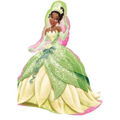 孩派HighParty生日派对用品\/公主人型铝箔气球\/蒂安娜公主\/1个【报价、价格、评测、参数】_装饰用品_苏宁易购