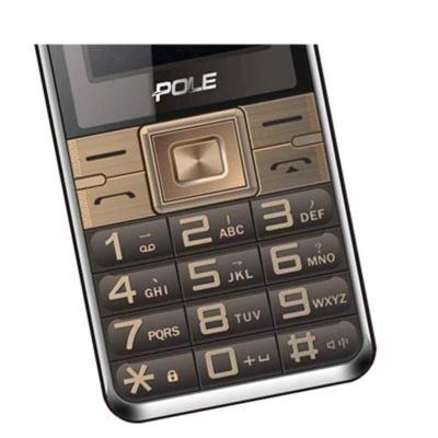 铂乐L66 GSM双卡双待 老人手机 (咖啡+金)