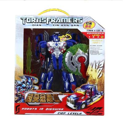 变形金刚4 绝迹重生 超大擎天柱领袖级变形汽