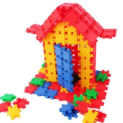 京奇小嘟嘟塑料拼插积木 儿童益智玩具3~6岁以