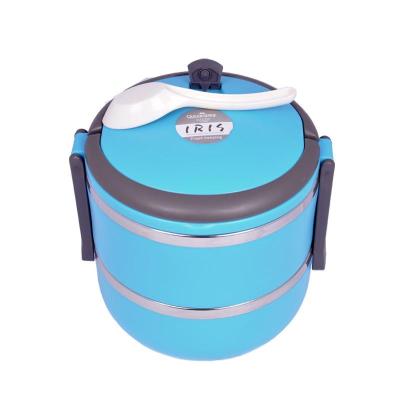 韩国QUEENSENSE 提式不锈钢保温饭盒 独特