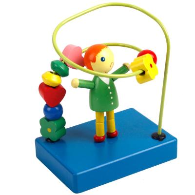 丹妮奇特彩色卡通小绕珠1-2岁宝宝玩具认知动