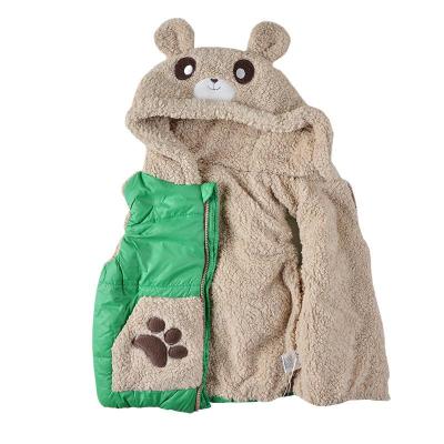 童泰冬装新品婴儿带帽<em>棉马甲</em>保暖加厚坎肩<em>衣服</em>