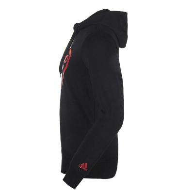 Adidas 阿迪达斯男卫衣连帽套头衫 S04038 黑