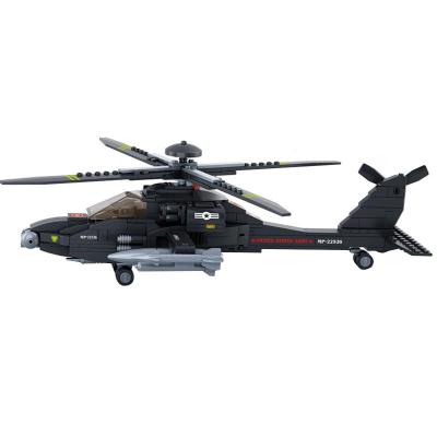 拼插玩具 空军部队 AH-64阿帕奇武装直升机拼