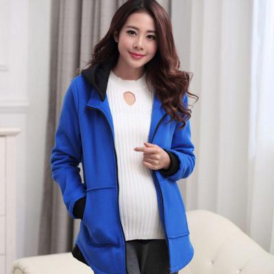 潮毒 2015新款春装<em>卫衣孕妇</em>装韩版潮<em>外套中</em>长