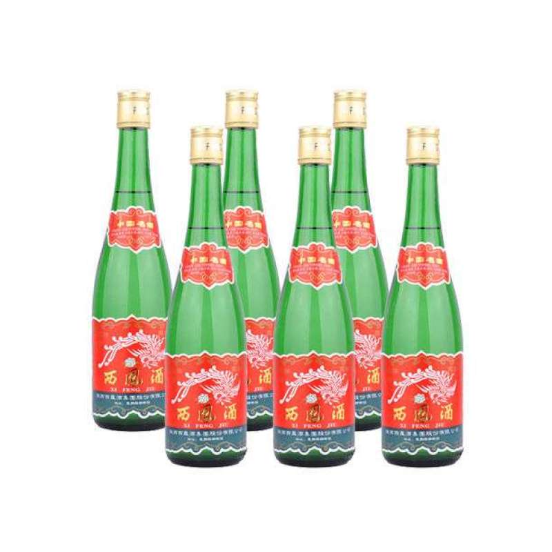 西凤酒绿瓶55度500ml(6瓶装)图片