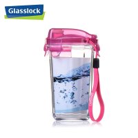 三光云彩(GLASSLOCK)普通玻璃水杯茶杯牛奶杯 果汁杯 红色 RC105 500ml 红色