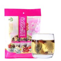 安徽天方茶叶 300g 传统红颜八宝茶 花草茶 含菊 花 八种原料 内含小袋装 冲饮方便