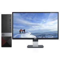 戴尔(dell)3250-r1208 台式电脑 奔腾g4400 4g 500g 集显w10 配s2240m