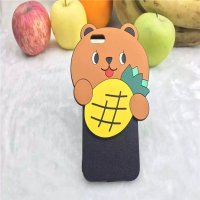 亿城(yICHEER)iphone韩国可爱水果表情熊6s手