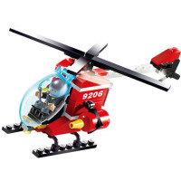 积木拼装警察局城市系列消防总局车火警玩具海