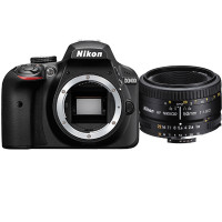 尼康(Nikon)数码单反相机 D3400+AF 尼克尔 5