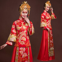 嫁衣婚纱结婚敬酒服秀禾服旗袍喜服 2017秀禾