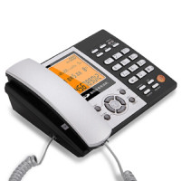 酷客 88超级版数字自动手动录音插卡录音电话机（铁灰）座机商务客服电话呼叫中心USB和SD卡接口家用办公固定座机