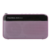 熊猫(PANDA) DS-120迷你插卡音箱MP3播放音箱收音便携式插卡音箱 紫色