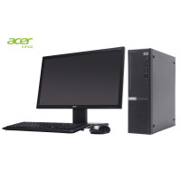 宏碁（acer）VeritonB450商用台式机（G5400 4G 1T DVDRW 2G独立显卡）