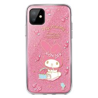 Hello Kitty iPhone 11 Pro Max 闪粉保护套 花园系列-粉玫瑰美乐蒂
