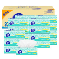 维达（Vinda） 抽纸 细韧三层120抽20包小规格卫生纸巾面巾纸整箱销售