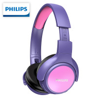飞利浦(Philips) 头戴式儿童蓝牙耳机粉红色 TAKH402PK