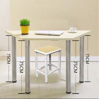 匡大 办公家具1.4米办公桌会议桌创意拼接桌凳组合KDYC53 白枫色桌椅