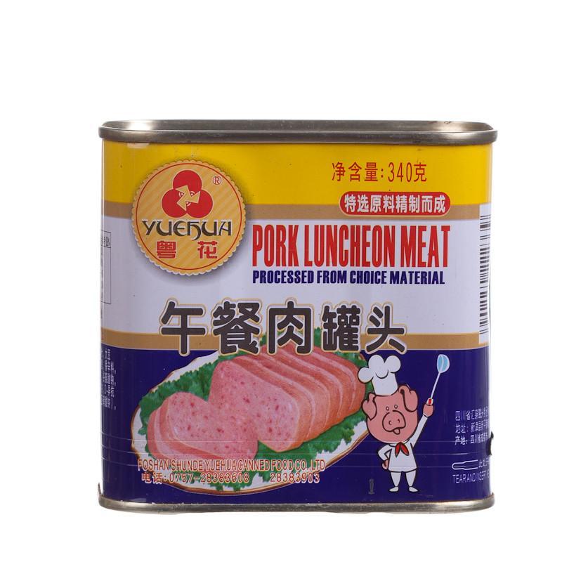 粤花(yuehua)罐头 粤花一级午餐肉340g【价格 图片