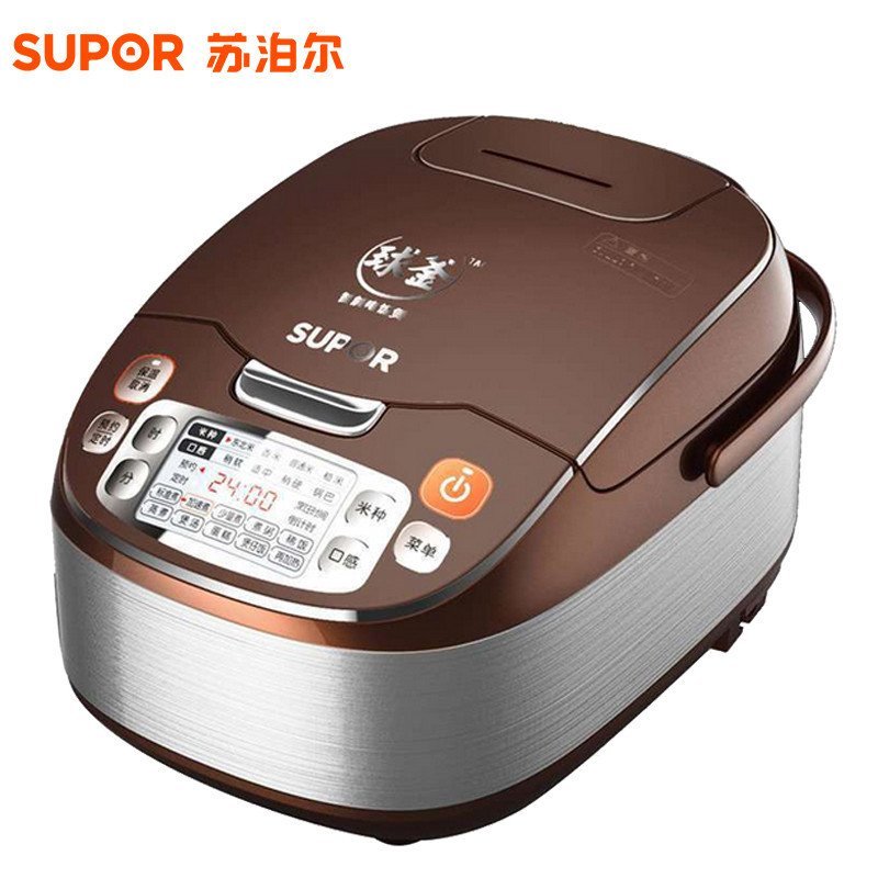 苏泊尔(supor)电饭煲cfxb40fc837-75 4l 智能球釜电饭锅 立体式加热