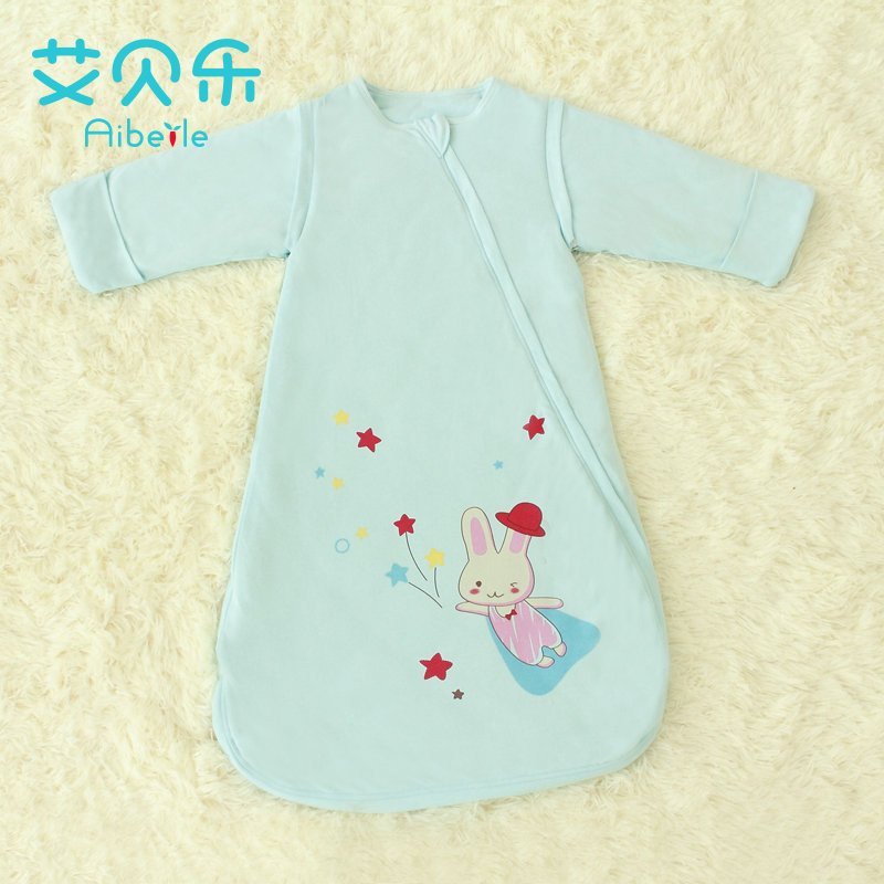 艾贝乐 婴儿睡袋春秋季空调房宝宝睡袋加长加