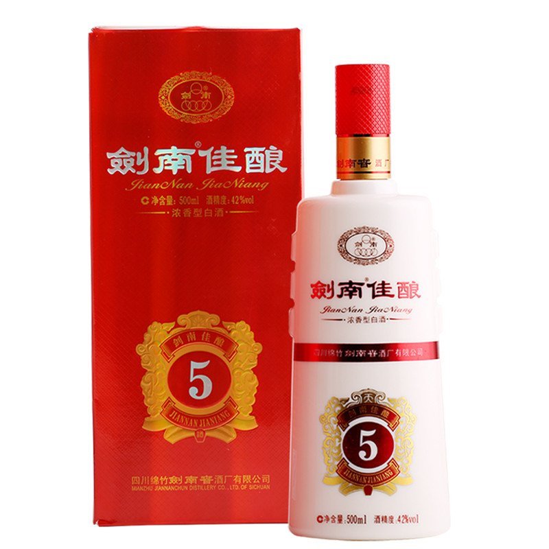 剑南春 42度剑南佳酿500ml*6整箱装 浓香型白酒