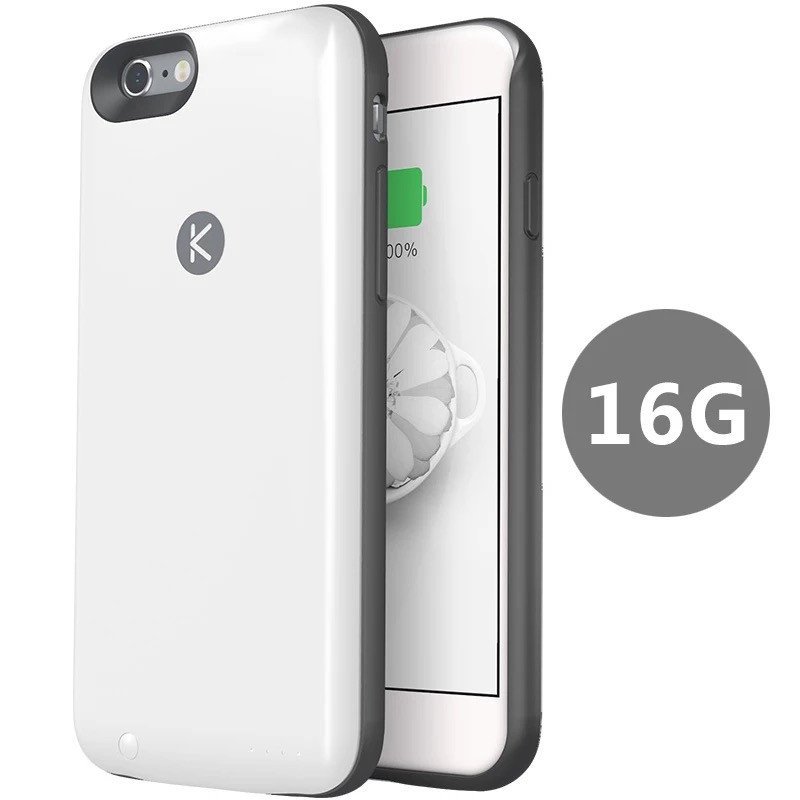 酷能量iPhone6 6s背夹电池16G扩容充电手机壳