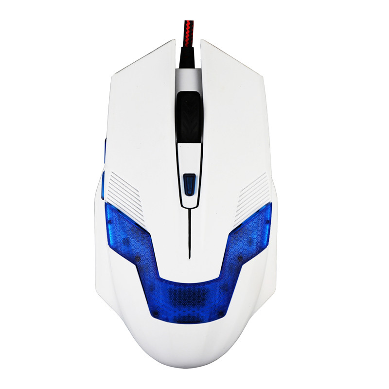 吉选(geobyte) XM100有线游戏鼠标鼠标 白色 