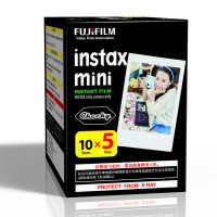 富士(fujifilm)instax 拍立得相纸 mini白边胶片(50张)