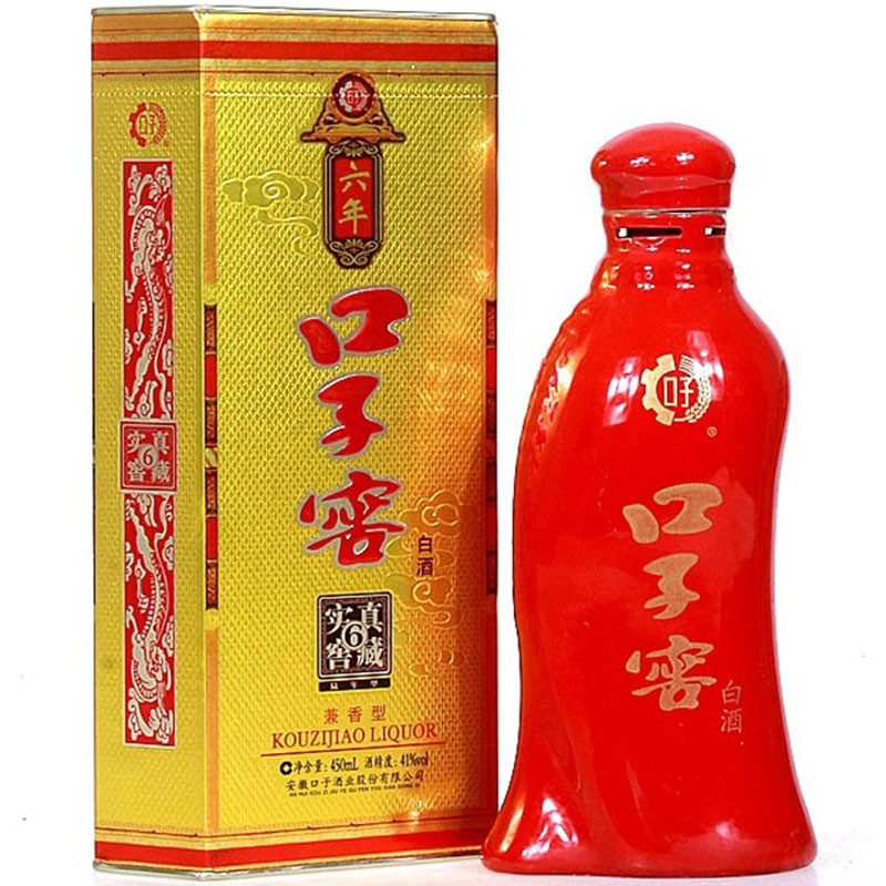 口子窖六年41度450ml*6兼香型白酒