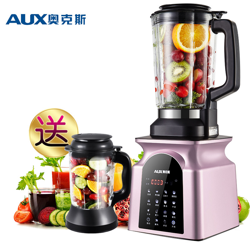 自营超级新品 奥克斯(aux)破壁机aux-pb950鲜榨 大屏触控 一键加热