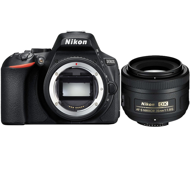 尼康(Nikon)数码单反相机 D5600+AF-S DX 35
