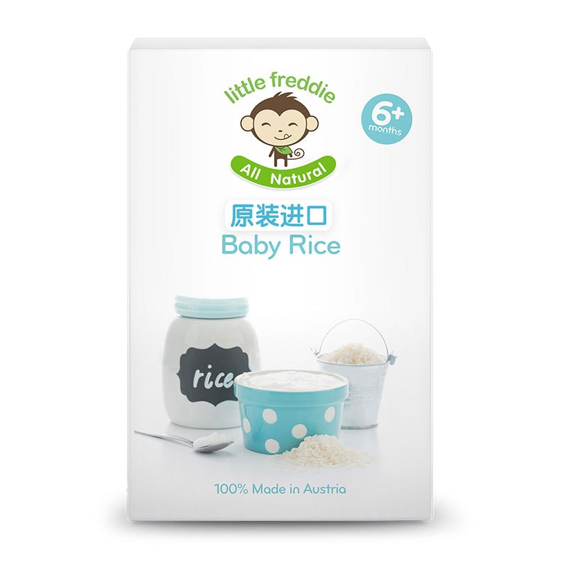 [苏宁自营]little freddie小皮 婴幼儿大米粉 120g 原装进口宝宝婴儿