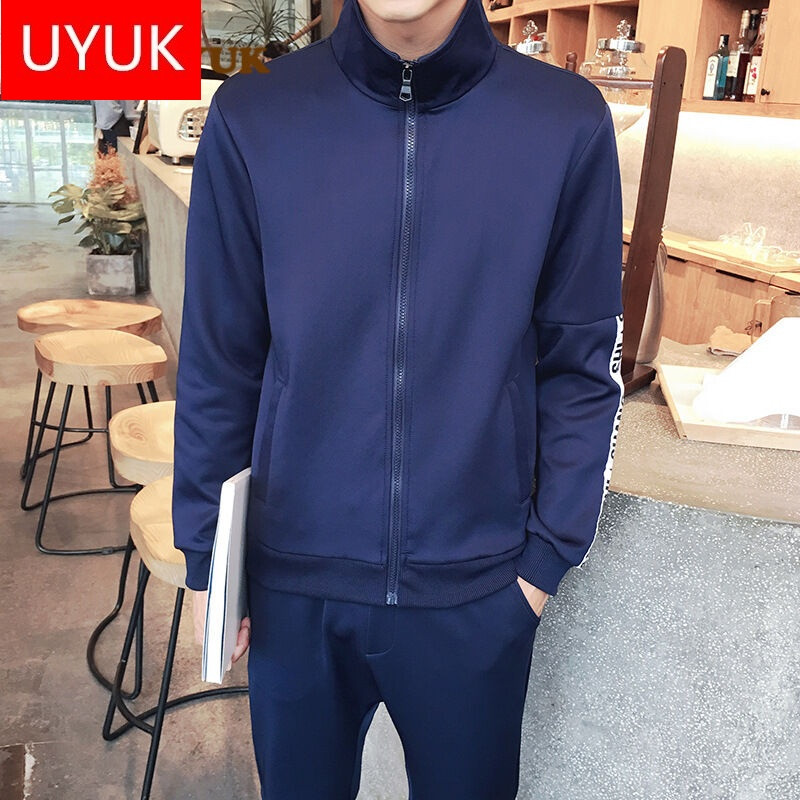 UYUK2016秋冬季新款男士卫衣开衫运动服韩版