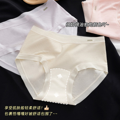 夏季蕾丝无痕内裤 10A加长裆女士内裤 桑蚕丝裆女生内裤