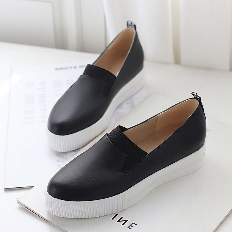 裂帛鸟休闲鞋女增高小白鞋新款厚底单鞋女韩版