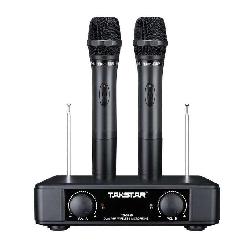 得胜 (TAKSTAR) TS-6750 VHF无线麦克风 黑色