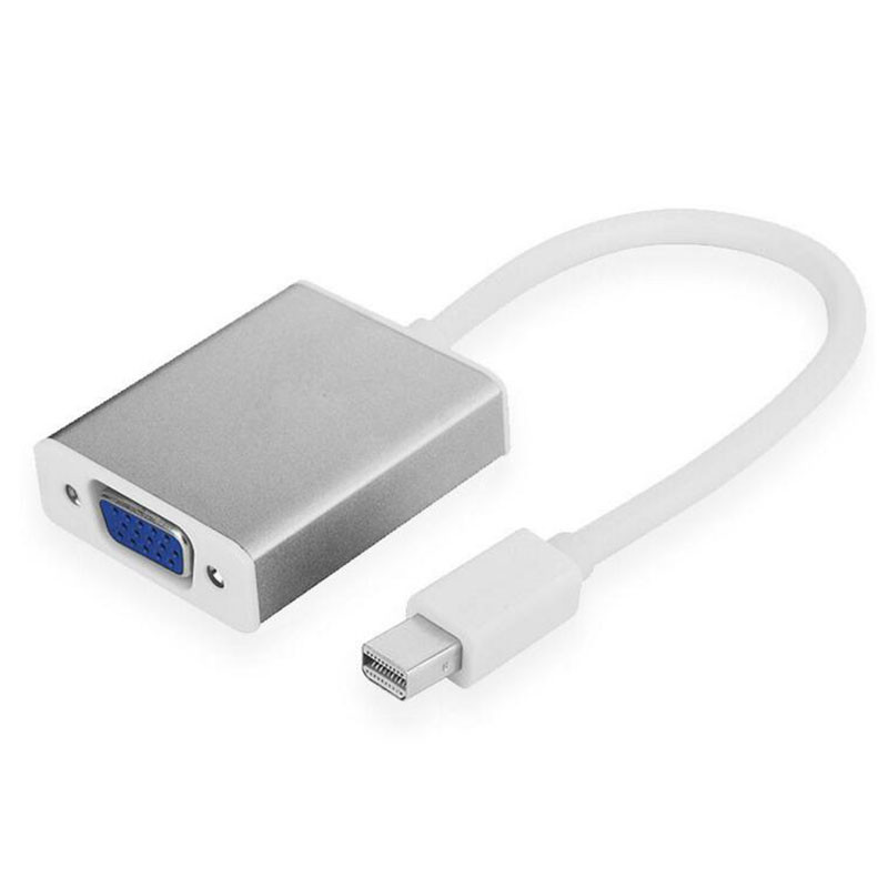 stw 铝合金mini dp to vga高清转接线mini dp转vga转换器视频线转换线
