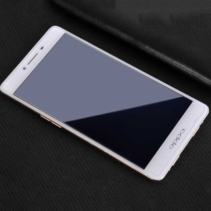 oppoA73手机的屏幕,没有贴钢化玻璃膜,手指头