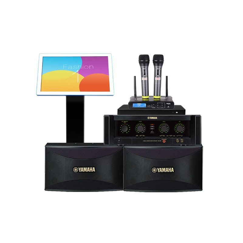 yamaha 雅马哈910音箱套装 卡拉ok功放机 家庭ktv音响套装 bbs话筒