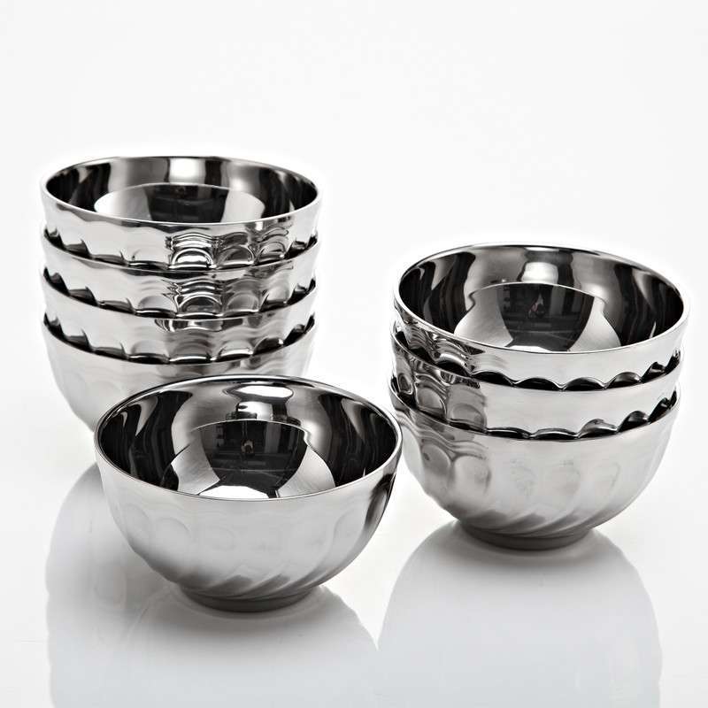 家兴304不锈钢葵花碗13cm