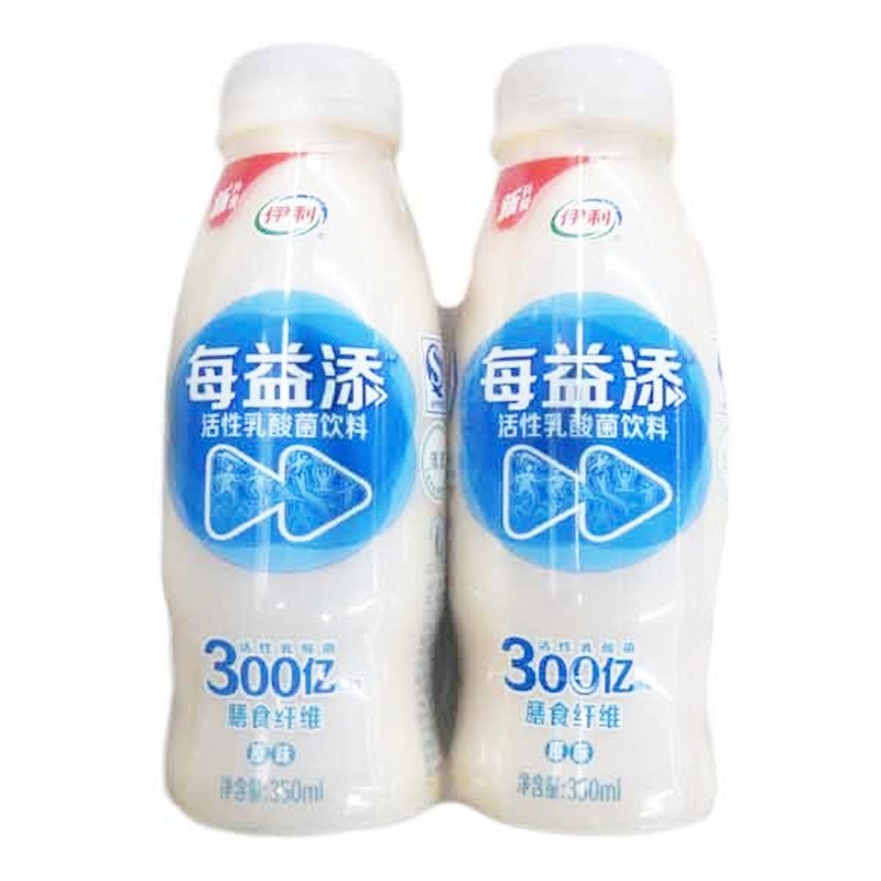 七果果 伊利每益添酸奶6瓶装 每瓶350ml 活性乳酸菌 产地直发ca